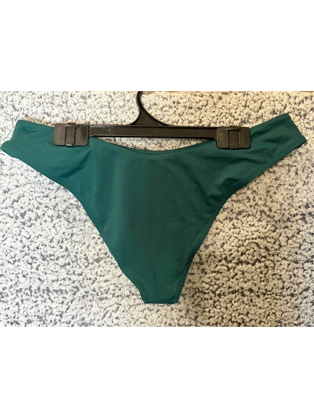 L*Space Rocky Bottom Classic Bikini Bottom Deep Teal Medium NWT $88